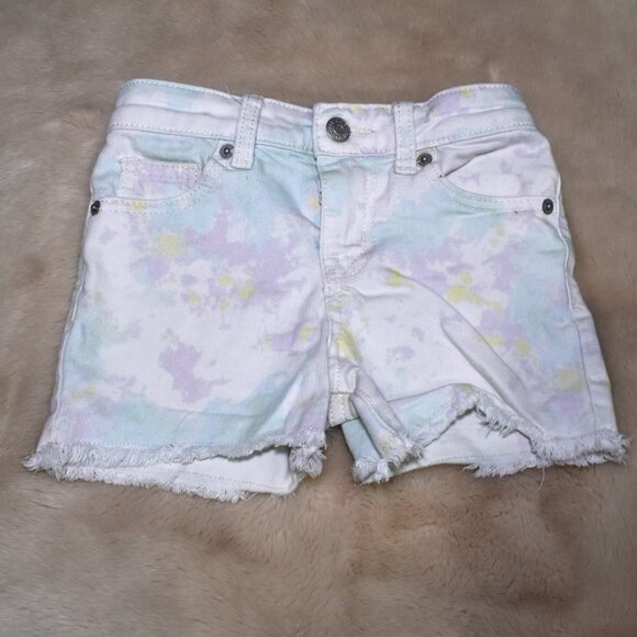 2 Pairs of Girls Denim Cut Off Shorts Size 4/5 - Picture 11 of 11